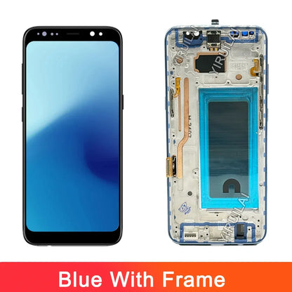 TFT Screen For Samsung Galaxy S8 LCD With Frame G950F G950U Touch Screen Repairment Parts Assembly Display Without Fingerprints