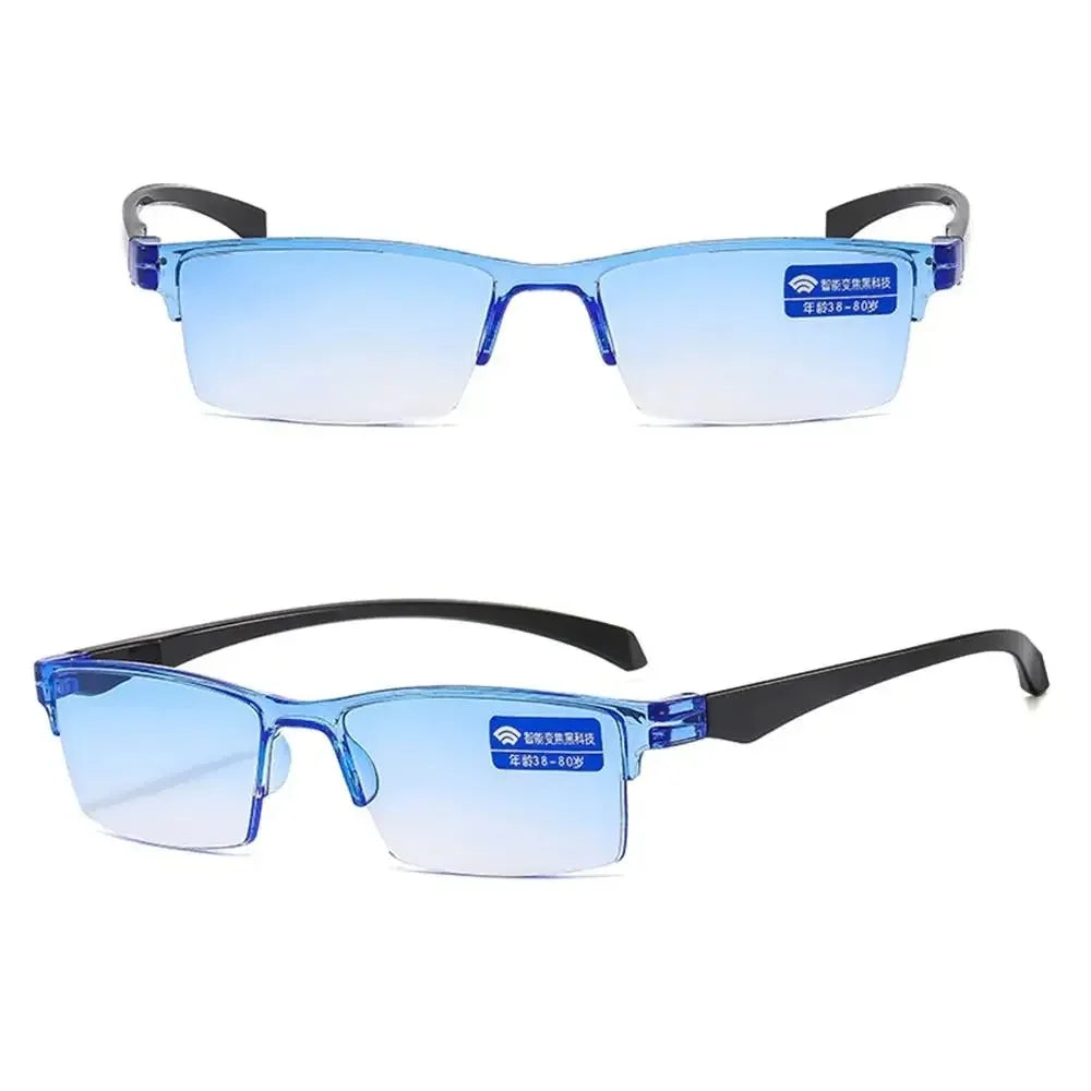 Lunettes de lecture intelligentes à zoom automatique anti-lumière bleue pour hommes et femmes, lunettes optiques pour ordinateur
