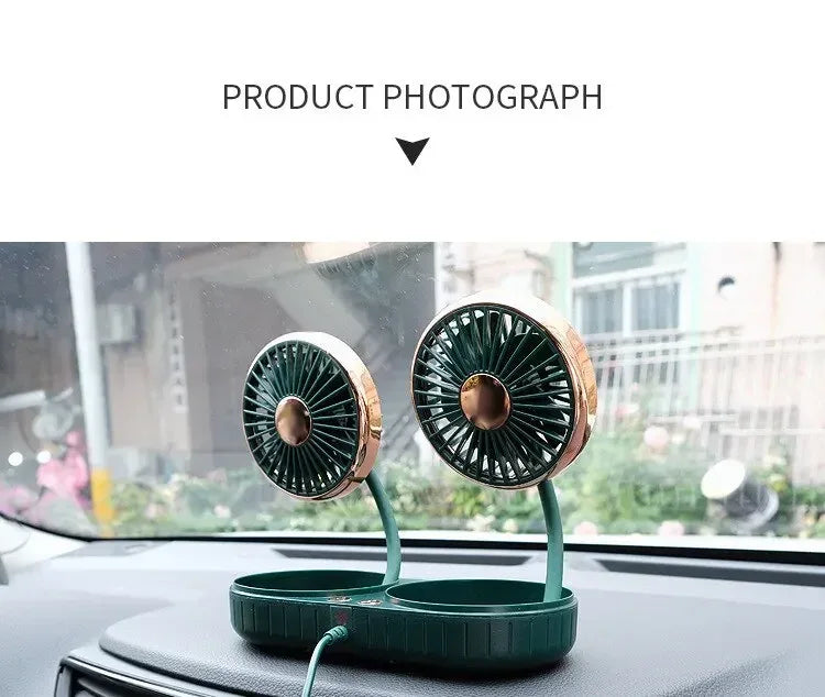 Grande ventilador do carro elétrico, resfriamento do caminhão, ar condicionado, saída de ar, ventilador pequeno