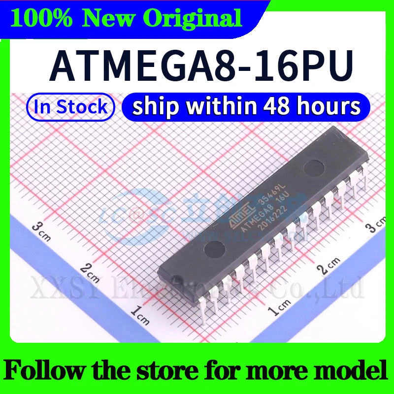 ATMEGA8A-PU  ATMEGA8-16PU  ATMEGA8L-8PU  ATMEGA48-20PU  ATMEGA48V-10PU  ATMEGA48PA-PU  ATMEGA48PV-10PU  In stock 48 hours ship