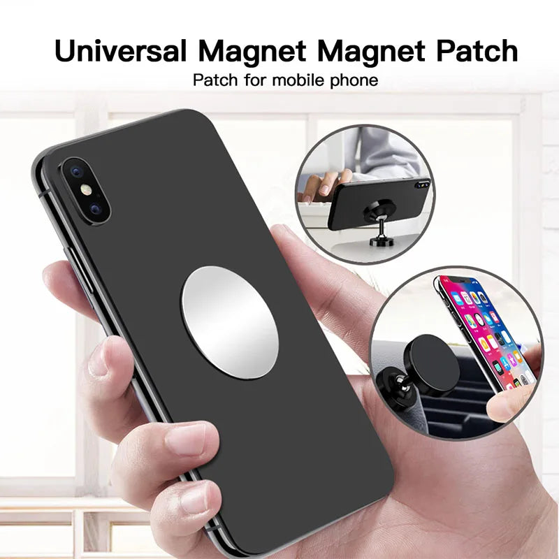 5/10Pcs Metal Plate For Magnetic Car Phone Holder Universal Iron Sheet Sticker Stand Strong Adhesive Magnet phone Holder Mount