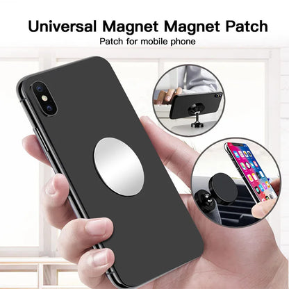 5/10Pcs Metal Plate For Magnetic Car Phone Holder Universal Iron Sheet Sticker Stand Strong Adhesive Magnet phone Holder Mount