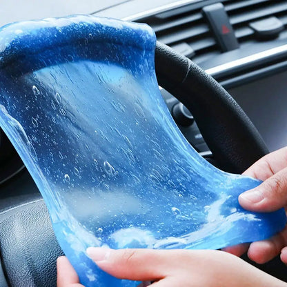 Car Dust Cleaning Gel - Soft Rubber Cleaning Mud for Air Vent Outlet, Dashboard, Door Window Gaps & Keyboard
