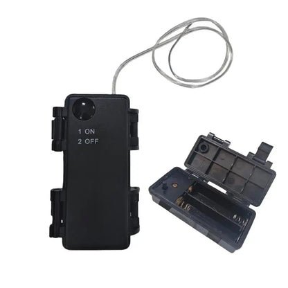 1Pcs 2 Sections AA Battery Holder 3V No.5 Waterproof And Dustproof Battery Cartridge With ON-OFF DIY Accessories