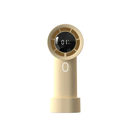 2025 New 3000mAh 100 Gears High Speed Fan Mini Air Conditioner Portable Fan Air Cooler with LED Display Screen Super Cool Wind