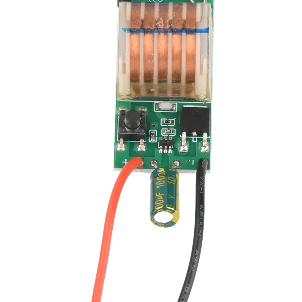 DC 3.3V-5V to DC 15-30KV Arc Igniter High Voltage Module No-load High Power High Voltage Booster Module Adjustable Voltage Coil