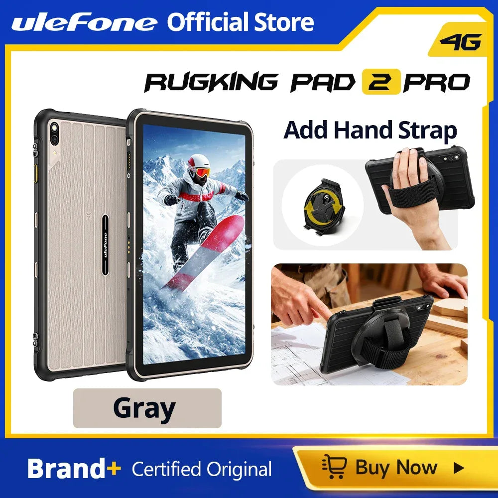 [Built-in eSIM] Ulefone RugKing Pad 2 Pro Rugged Tablet 10200mAh 10.1"Up to 16GB RAM,256GB ROM Android 16 48MP 10.1"  4G Global