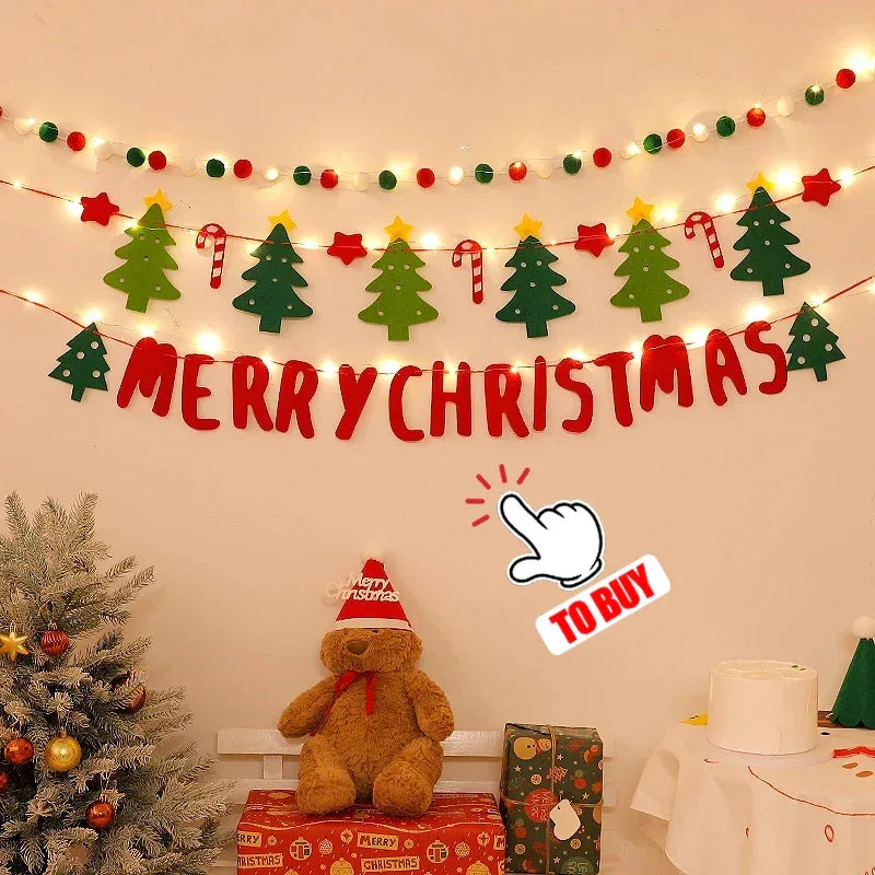 Luminous Mini Christmas Trees LED Lights Home Decoration Electronic Candles Childrens Gifts New Year Christmas Party Ornament