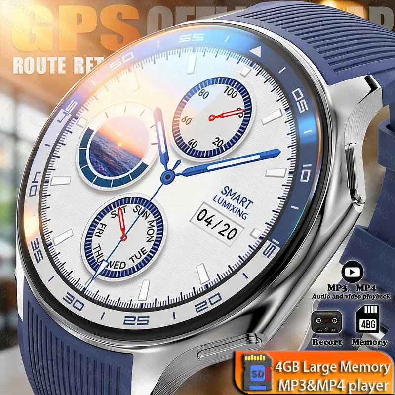 DT Watch X 4G Memory For OPPO Smart Watch Music Video Bluetooth Call IP68 Waterproof AMOLED Smartwatch For TWS Earphones 2026New