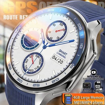 DT Watch X 4G Memory For OPPO Smart Watch Music Video Bluetooth Call IP68 Waterproof AMOLED Smartwatch For TWS Earphones 2026New