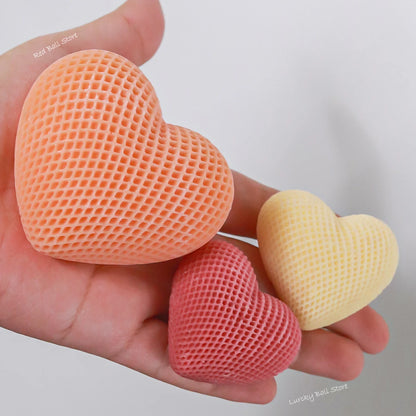Love Silicone Mold Heart Soap Candle Making Supplies Mould Mousse Cake DIY Wedding Chocolate Baking Decor Valentine's Day Gifts