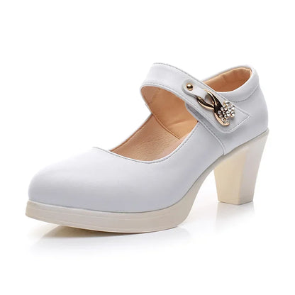 5 8 10cm Small Size 32-44 Elegant Gold Silver Wedding Shoes Women Platform Pumps 2026 Block High Heels Shoes Dress Office Model
