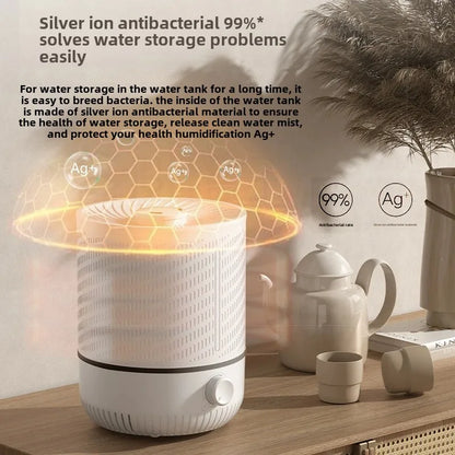 5L Large Capacity Air Humidifier Smart Humidifier with Rotating Mist Auto Shut-Off High Fequency Humidifier Ultra Quiet for Home