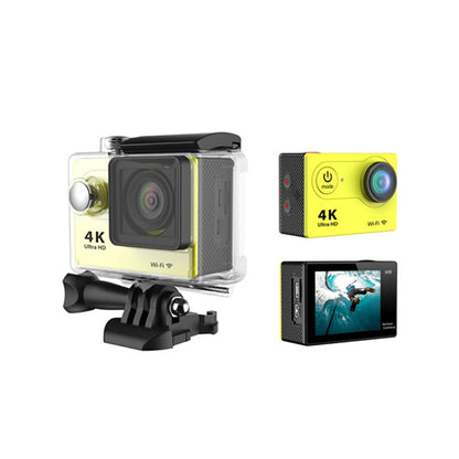 Ultra HD 4K Action Camera H9R WiFi 12MP 2" LCD 30M  Waterproof 170D Remote Control Helmet Bicycle Video Camera Outdoor Sport Cam