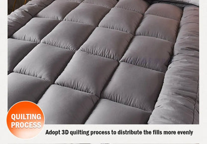Down soft mattress five-star hotel three-dimensional thickened 10cm mattress student dormitory 0.9m/1.2m soft cushion quilt