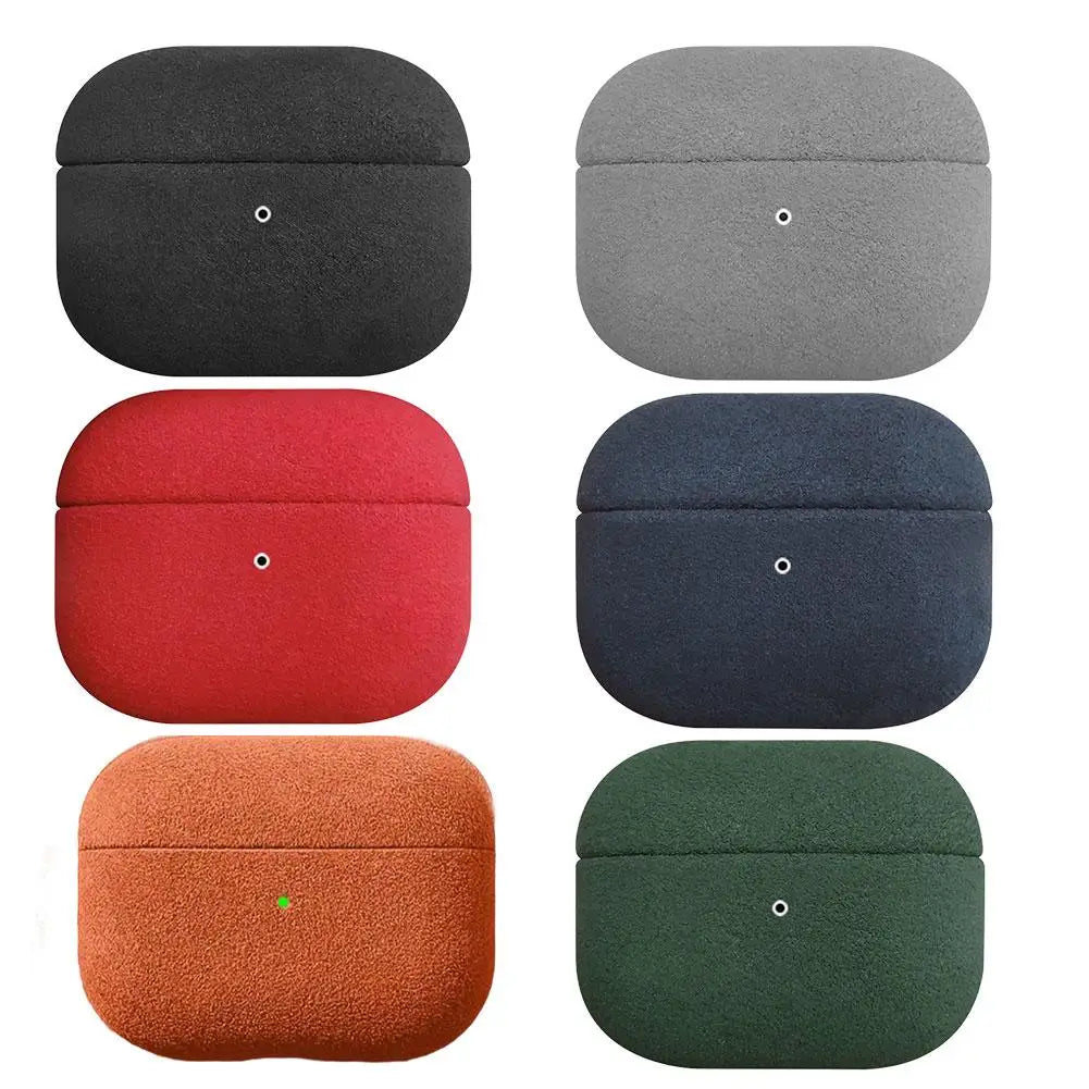 Suede Case For AirPods Pro 3 Luxury Protective Case Full Cover Anti-drop Scratchproof Bluetooth Earphone Accessories