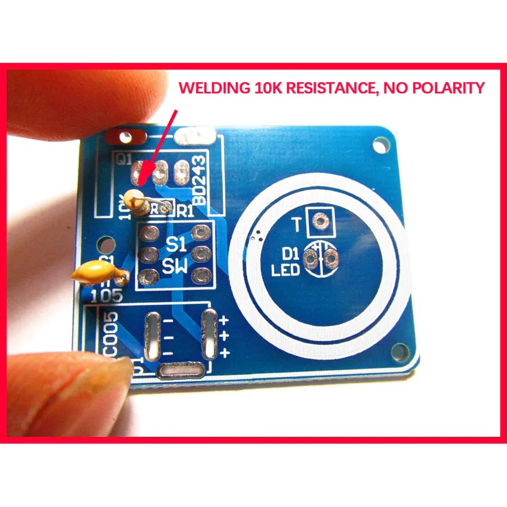 BD243 Mini Tesla Coil Kit Magic Props DIY Parts Empty Lights Technology Diy Electronics BD243C DIY Mini Tesla Coil Module
