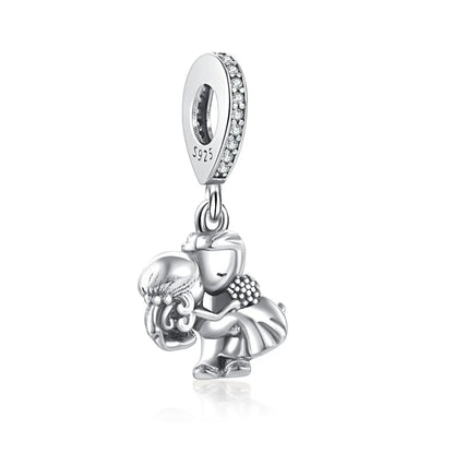 The New 925 Sterling Silver Charm Mother's Day Queen Crown Gift Box Fits Women Jewelry With Original Bracelet Accessories