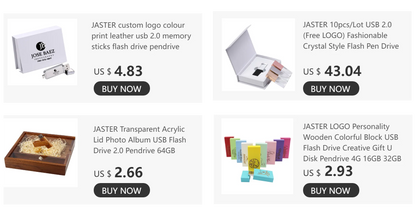 JASTER Wooden USB Flash Drive Red Wood Pendrive 64GB 16GB 32GB 4GB 8GB Creativo U Disk Memory Stick Wedding Gift Custom Logo