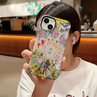 Bladee 333 Spiderr Phone Case For Iphone 16 Pro Max 15 13 14 12 11 14 Pro Max 15 Pro Max Two-in-one Cover