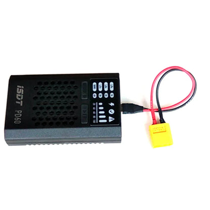XT60 Male Plug To Type-C With 12cm 20awg Silicone Wire Connector Power Adapter Cable for ISDT PD60 RC Quadcopter