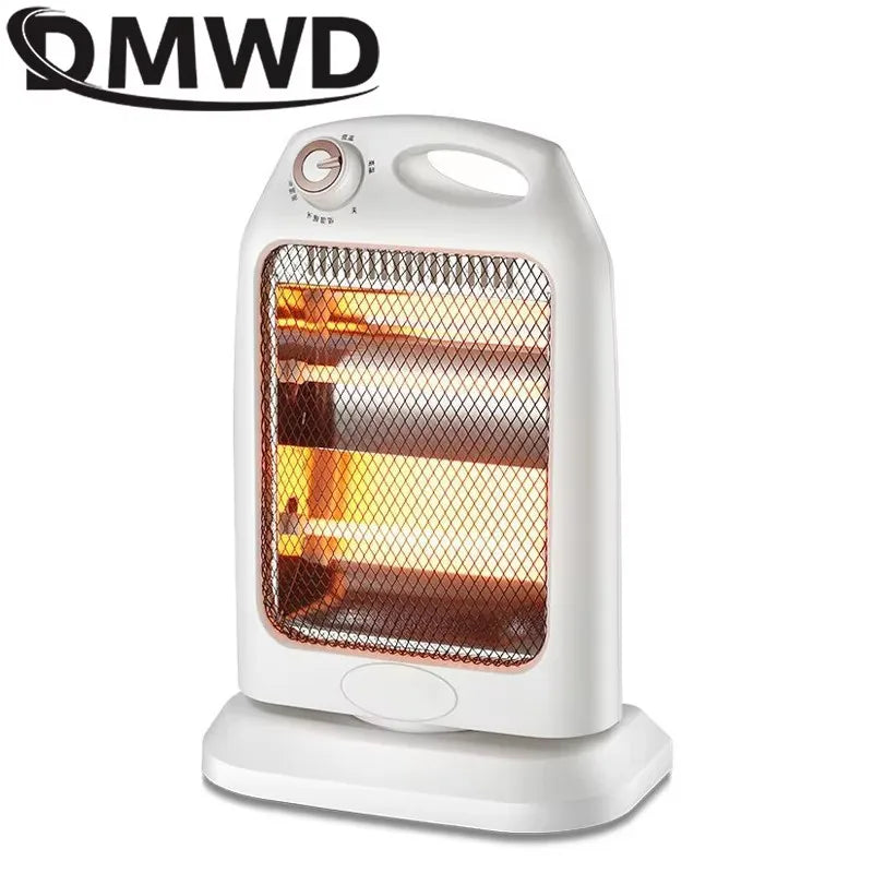 DMWD Electric Heater Portable Quartz Tube Heating Machine Bedroom Office Small Sun Heater Winter Warmer Thermal Heating Radiator