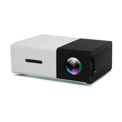 Portable Mini Projector with Full HD 1080P Support -Includes Remote Control, USB-Powered, Ideal for Smartphones, and USB Devices