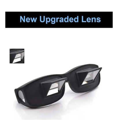 Lazy Eyeglasses Lazy Reading Glasses HD Eyeglasses Prismatic Periscope Eyeglasses for Reading and Watching TV While Lying Down