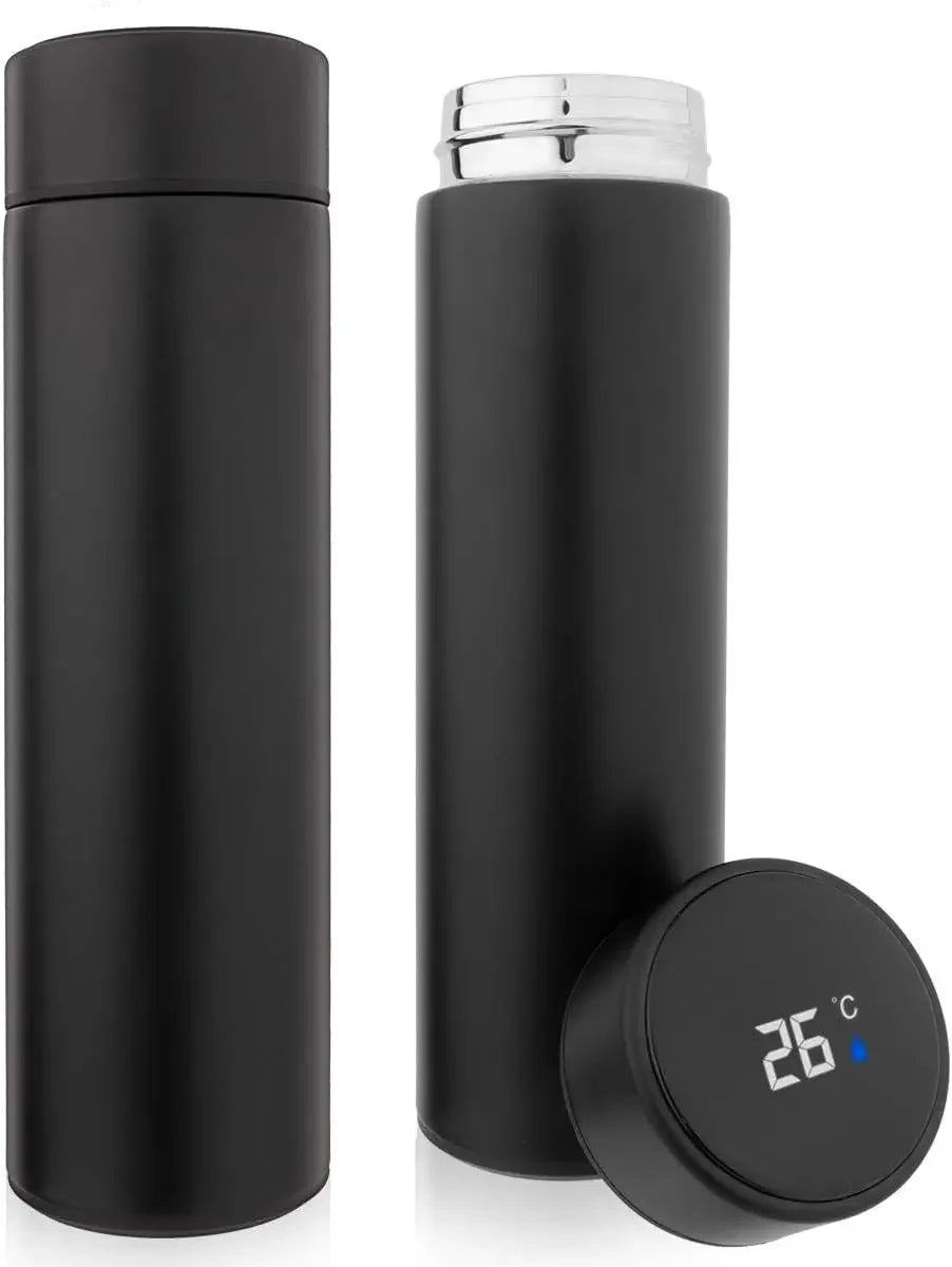 Coffee Cup, Teapot, Smart Sports Bottle with LED Temperature Display, 17 Oz Insulated Stainless Steel Water Bottle