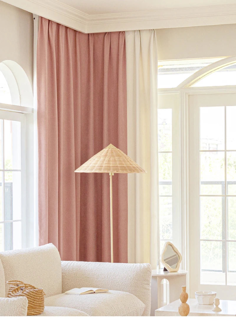 Modern Simple Blackout Curtain Luxury Living Room Drape Room Balcony Floor-to-ceiling Windows Curtains Bedroom Soundproof Drapes