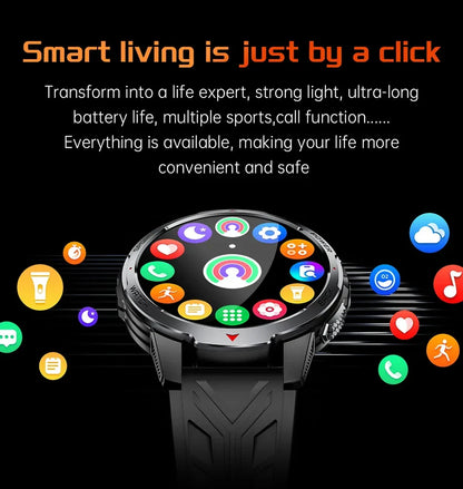New T-Rex3 Pro 1100mAh Battery Smart Watch Men Compass 5ATM Waterproof Bluetooth Call Heart Rate Sports Run tracker Smartwatch