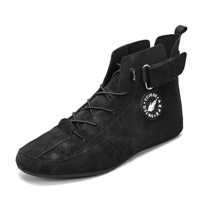 YRZL Men's Shoes Ankle Boots Lightweight Anti-slip Man Casual Walking Shoes Soft Soles Comfortable Breathable Blue Shoes for Men