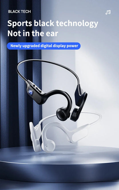 Hot X7 X8 Real Bone Conduction Sport Headphone Wireless Earphone Bluetooth-Compatible Headset Hands-free with Mic for Swimming