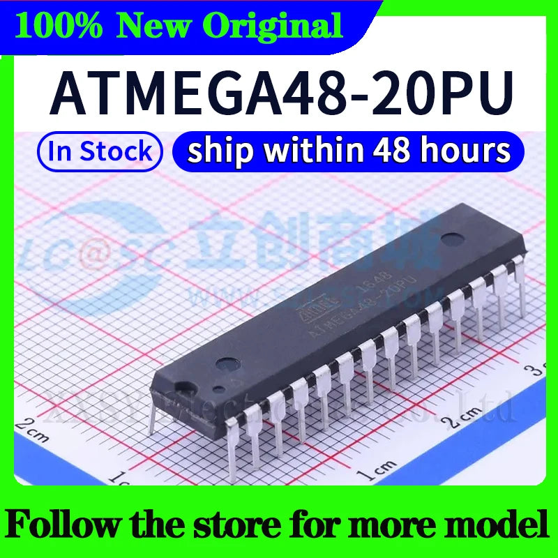 ATMEGA8A-PU  ATMEGA8-16PU  ATMEGA8L-8PU  ATMEGA48-20PU  ATMEGA48V-10PU  ATMEGA48PA-PU  ATMEGA48PV-10PU  In stock 48 hours ship