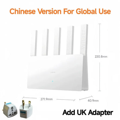 Xiaomi BE5000 Router Wi-Fi 7 Dual-Band Mesh System 2.4/5GHz with 2.5G Port IPTV Support OFDMA Signal Boost for Home or Gaming