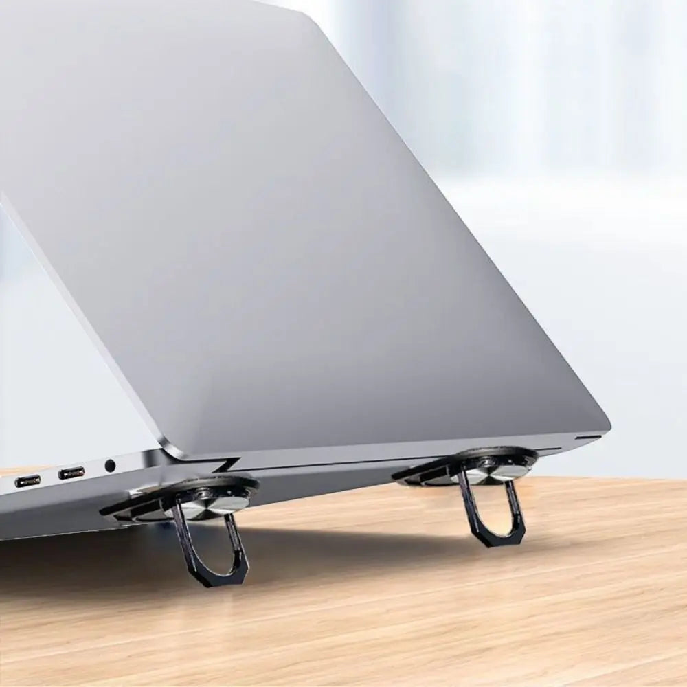 Self-Adhesive Mini Foldable Laptop Stand Invisible Mini Invisible Notebook Holders Colorful Adjustable