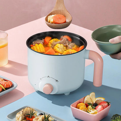 Mini Electric Hot Pot Multifunctional Small Electric Hot Pot for Home Students Dormitory Travel CN 220V Portable ElectricHot Pot