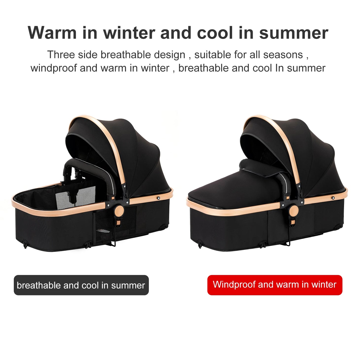 Baby Stroller 3 in 1 stroller lightweight strollers  Baby Carriage mutifunction strollers Baby newborn stroller mother kids