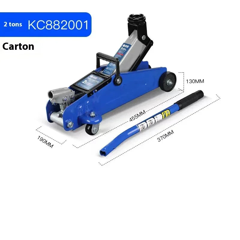 2 Ton Auto Hydraulic Jack Vehicle Oil Pressure Tire Replacement Lifting Repair Tool Car Emergency Curbside 13cm-30cm