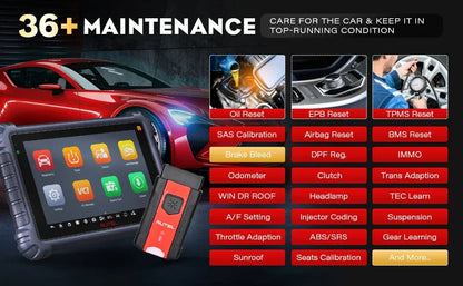 Autel MaxiCOM MK906 Pro-TS Full TPMS Car Diagnostic Scanner Tpms Sensor Programmer CAN FD DoIP ECU Coding Tools PK MK906PRO