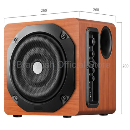 6.5 inch 180W Speaker with 2Pcs Satellite Speakers 5.0 Bluetooth HIFI Sound Box Support RCA USB TF For Home Theater Karaoke 1Pc