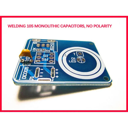 BD243 Mini Tesla Coil Kit Magic Props DIY Parts Empty Lights Technology Diy Electronics BD243C DIY Mini Tesla Coil Module