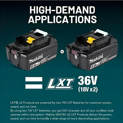Original Makita 6Ah for Makita 18V Battery BL1830B BL1850B BL1850 BL1840 BL1860 BL1815 Replacement Lithium Battery