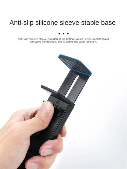 Airplane Phone Holder Portable Foldable Desktop Mobile Phone Stand Rotatable Selfie Holding Live Train Seat Clip Lazy Bracket