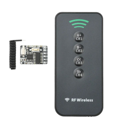 RF 433MHz Receiver Module 4-Channel Switch Transmitter Wireless Remote Controll RX480E Learning Code Decoding Receiver DIY kit