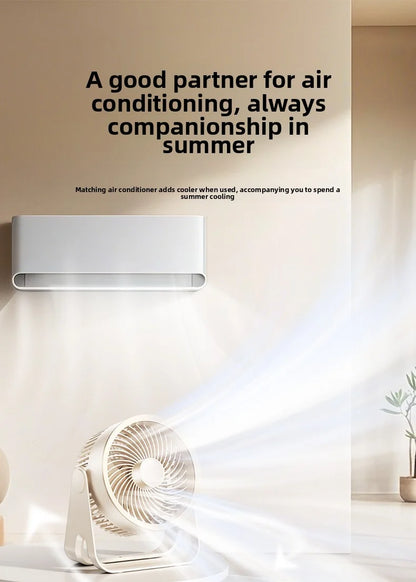 Cordless Electric Fan 3600mah Wireless Portable Air Circulator Fan Desktop Wall Ceiling Air Cooling Cooler Quiet Ventilator