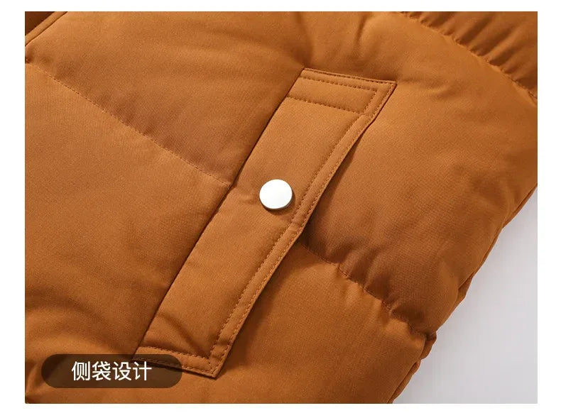 Unisex Fashion Hooded Vests Jacket Sleeveless Vest Autumn Thermal Soft Vests Casual Coats Male Cotton Men's Vest Men Thicken