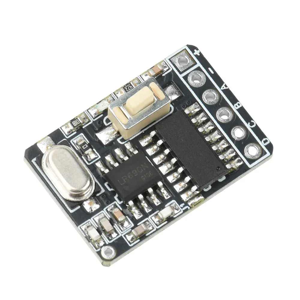 RF 433MHz Receiver Module 4-Channel Switch Transmitter Wireless Remote Controll RX480E Learning Code Decoding Receiver DIY kit