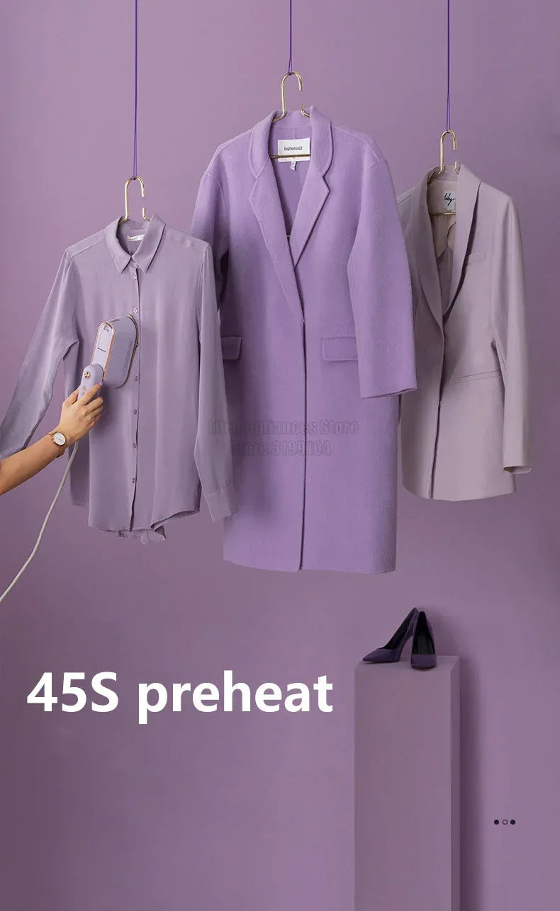 DAEWOO Portable Steam Iron Mini Electric Garment Steamer Clothes Hanging Machine For Travel Business Trip HI-029
