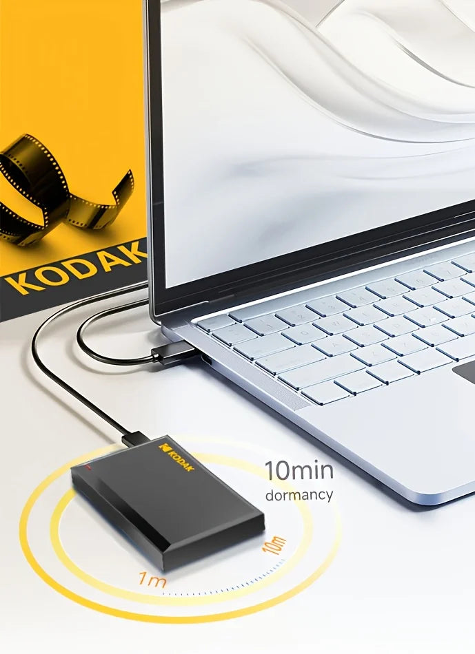 KODAK P190 Portable External Hard Drive 500GB 1TB USB 3.0 HDD Mechanical Mobile Disk for PC Laptop Gaming Storage